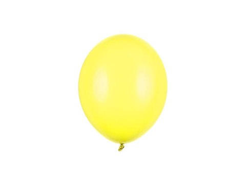 Balony lateksowe Strong, Żółte, Pastel Lemon Zest, 12cm, 100 szt. Partydeco Balony lateksowe Strong, Żółte, Pastel Lemon Zest, 12cm, 100 szt. Partydeco
