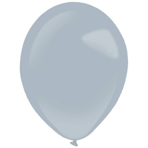 Balony lateksowe Szare, Decorator Fashion Grey, 28cm, 50 szt. Amscan / Anagram