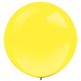 Balony lateksowe Żółte, Decorator Standard Yellow Sunshine, 61cm, 4 szt. Amscan / Anagram