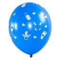 Balony lateksowe na Baby Shower dla chłopca 28cm, 5 szt. Arpex