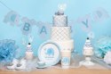 Toppery na Baby Shower dla chłopca słonik 5szt PartyPal