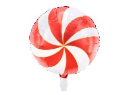 Balon foliowy Cukierek, 35cm, czerwony Partydeco