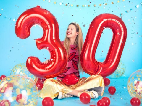 Balon foliowy Cyfra 0 czerwone, 86cm Partydeco Balon foliowy Cyfra 0 czerwone, 86cm Partydeco
