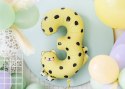 Balon foliowy Cyfra 3 - Gepard, 98 cm Partydeco