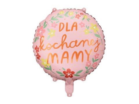 Balon foliowy ''Dla kochanej mamy'', 45 cm Partydeco