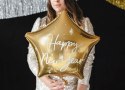 Balon foliowy Gwiazdka Happy New Year, 47x50 cm Partydeco