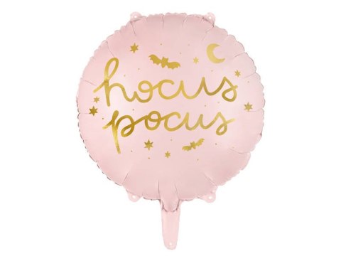 Balon foliowy Hocus Pocus, halloween 45 cm, różowy Partydeco