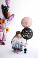 Balon foliowy Hocus Pocus, halloween 45 cm, różowy Partydeco