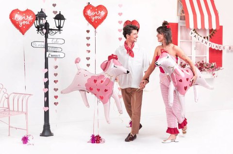 Balon foliowy serce Kocham cię, czerwone 45 cm Partydeco Balon foliowy serce Kocham cię, czerwone 45 cm Partydeco