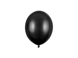 Balon lateksowe Strong, Czarne, Metallic Black, 12cm, 100 szt. Partydeco