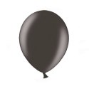 Balon lateksowe Strong, Czarne, Metallic Black, 12cm, 100 szt. Partydeco