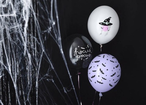 Balony 30cm, Wiedźma halloween 6 szt. Partydeco Balony 30cm, Wiedźma halloween 6 szt. Partydeco