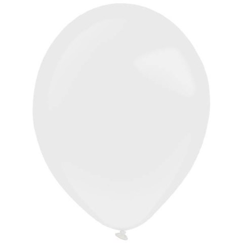 Balony lateksowe Białe, Decorator Standard Frosty White, 12cm, 100 szt. Amscan / Anagram