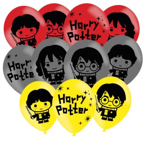 Balony lateksowe Harry Potter 28 cm, 6 szt. Amscan / Anagram