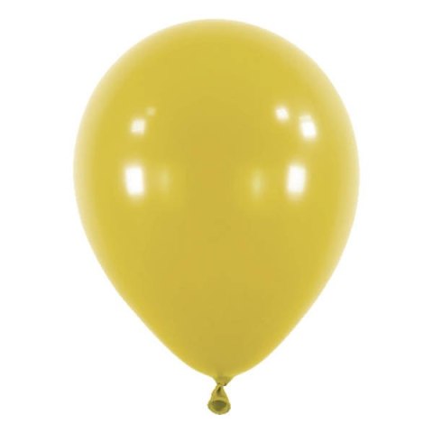 Balony lateksowe Musztardowe, Decorator Fashion Mustard, 28cm, 50 szt. Amscan / Anagram
