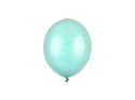 Balony lateksowe Strong, Miętowe, Metallic Mint Green 12cm, 100 szt. Partydeco
