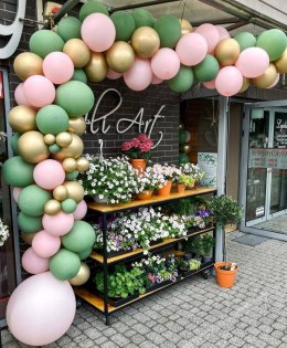 Balony lateksowe Strong, Zielone, Pastel Rosemary Green, 30cm, 100 szt. Partydeco