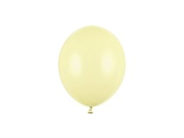 Balony lateksowe Strong, Żółte, Pastelowe Light Yellow, 12cm,100 szt. Partydeco