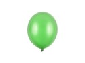 Balony lateksowe Strong, zielone, Metallic Bright Green 12cm, 100 szt. Partydeco