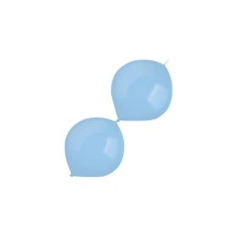 Balony lateksowe z łącznikiem Niebieskie, Decorator Standard E-Link Pastel Blue, 15cm, 100 szt. Amscan / Anagram