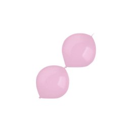 Balony lateksowe z łącznikiem Różowe, Decorator Standard E-Link Pretty Pink, 15cm, 100 szt. Amscan / Anagram