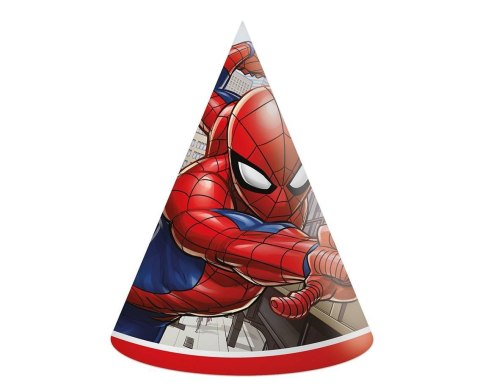 Czapeczki papierowe Spiderman 6 sztuk Procos Czapeczki papierowe Spiderman 6 sztuk Procos