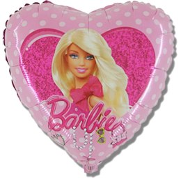 Balon Barbie Grabo serce, 46cm Grabo