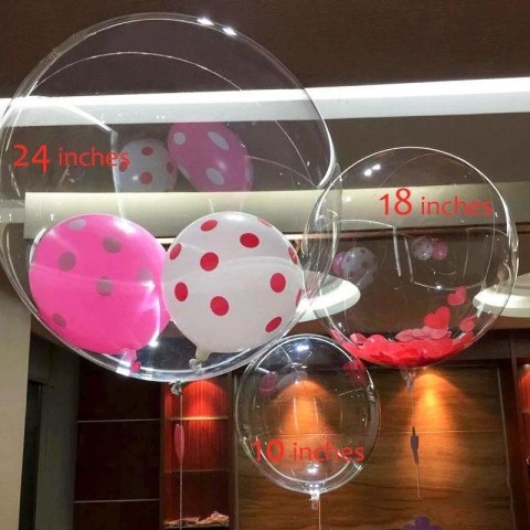 Balon Przezroczysty, balon Bobo z zaworem 36" - 91 cm Flowballoons Balon Przezroczysty, balon Bobo z zaworem 36" - 91 cm Flowballoons