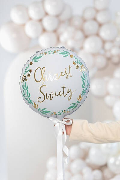 Balon foliowy "Chrzest Święty", 46 cm Partydeco Balon foliowy "Chrzest Święty", 46 cm Partydeco