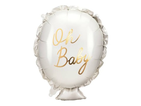 Balon foliowy na Baby Shower "Oh Baby", 53x69 cm Partydeco