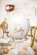 Balon foliowy na Baby Shower "Oh Baby", 53x69 cm Partydeco