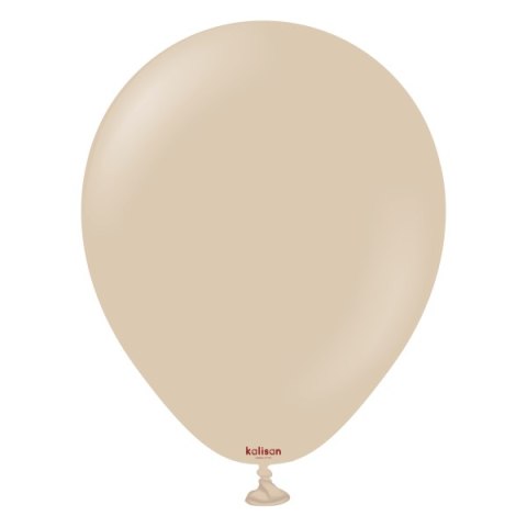 Balony lateksowe Hazelnut, beżowy 45 cm, 25 szt. Kalisan