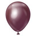 Balony lateksowe Mirror Burgundy, 13 cm, 100 szt. Kalisan