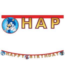 Girlanda Sonic Happy Birthday Procos