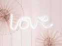 Neon LED - Love, biały, 34,5x13cm Partydeco