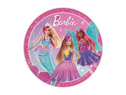 Talerzyki papierowe Barbie, 23 cm, 8 szt. Procos