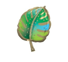 Balon Foliowy Boho Liść Monstera 76cm VivaParty