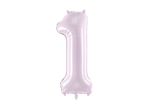 Balon foliowy Cyfra ''1'', 72cm, fiolet Partydeco Balon foliowy Cyfra ''1'', 72cm, fiolet Partydeco