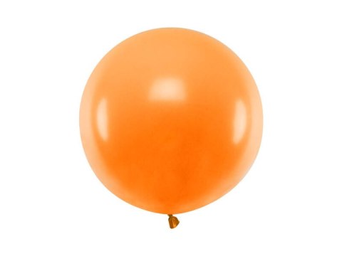 Balon lateksowy Gigant, Pomarańczowy, Pastel Mandarin Orange, 60cm, 1szt Partydeco