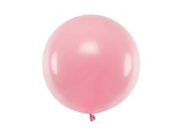 Balon lateksowy Gigant, Różowy, Pastel Baby Pink, 60cm, 1szt Partydeco