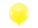 Balon lateksowy Gigant, Żółty, Pastel Lemon Zest, 60cm, 1szt Partydeco