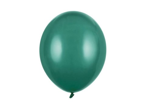 Balony lateksowe Strong Butelowa Zieleń, Pastel Bottle Green, 30cm, 100 szt Partydeco