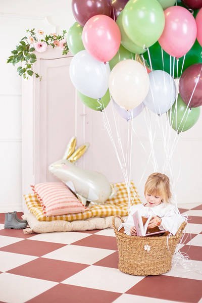 Balony lateksowe Strong, Niebieskie, Pastel Light Misty Blue, 30cm, 10 szt. Partydeco Balony lateksowe Strong, Niebieskie, Pastel Light Misty Blue, 30cm, 10 szt. Partydeco
