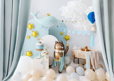 Balony lateksowe Strong, Niebieskie, Pastel Light Misty Blue, 30cm, 10 szt. Partydeco Balony lateksowe Strong, Niebieskie, Pastel Light Misty Blue, 30cm, 10 szt. Partydeco