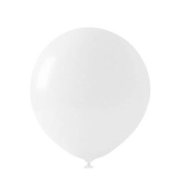 Balony lateksowe białe, 45cm, 15 szt. Flowballoons