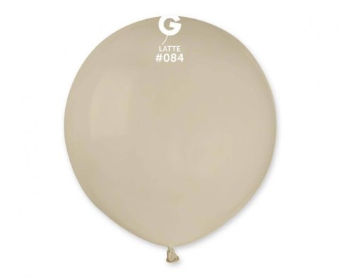 Balony lateksowe pastelowe Latte 84, 48cm, 25 szt. Gemar