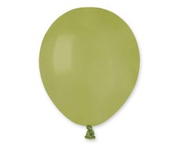 Balony lateksowe pastelowe zielone oliwkowe 98, 12cm, 100 szt. Gemar