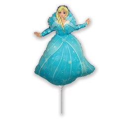 Balon Foliowy Księżniczka Elsa - Kraina Lodu, 35 cm, to patyk Flexmetal