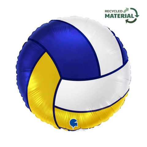 Balon Foliowy, Piłka Do Siatkówki - 46 cm Grabo