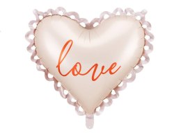 Balon foliowy Serce, Love, Walentynki, 50x47cm Partydeco